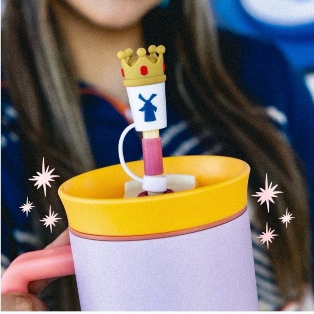 Dutch Bros Passenger Princesses Crown straw topper